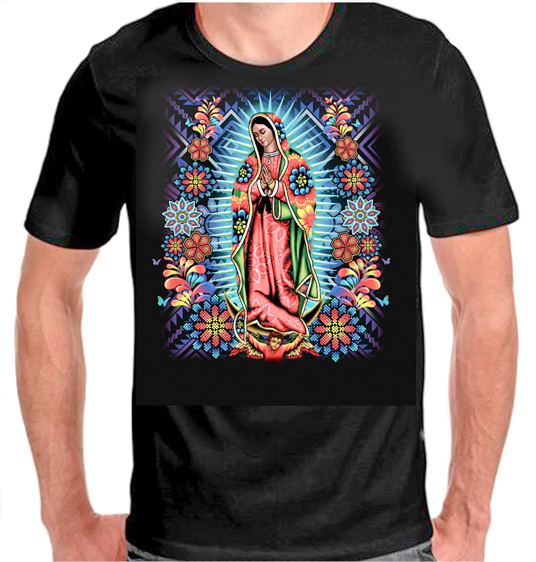 Short Sleeve T Shirts - Virgen Maria Guadalupe